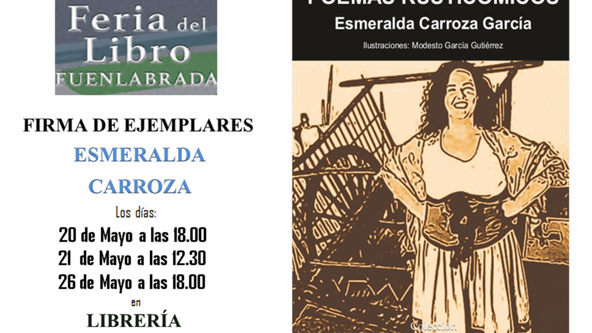 Poemas rusticómicos_EsmeraldaCarroza_FeriaLibroFuenlabrada_2017