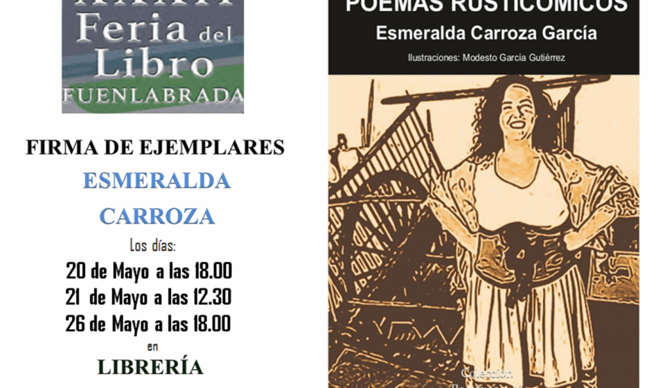 Poemas rusticómicos_EsmeraldaCarroza_FeriaLibroFuenlabrada_2017