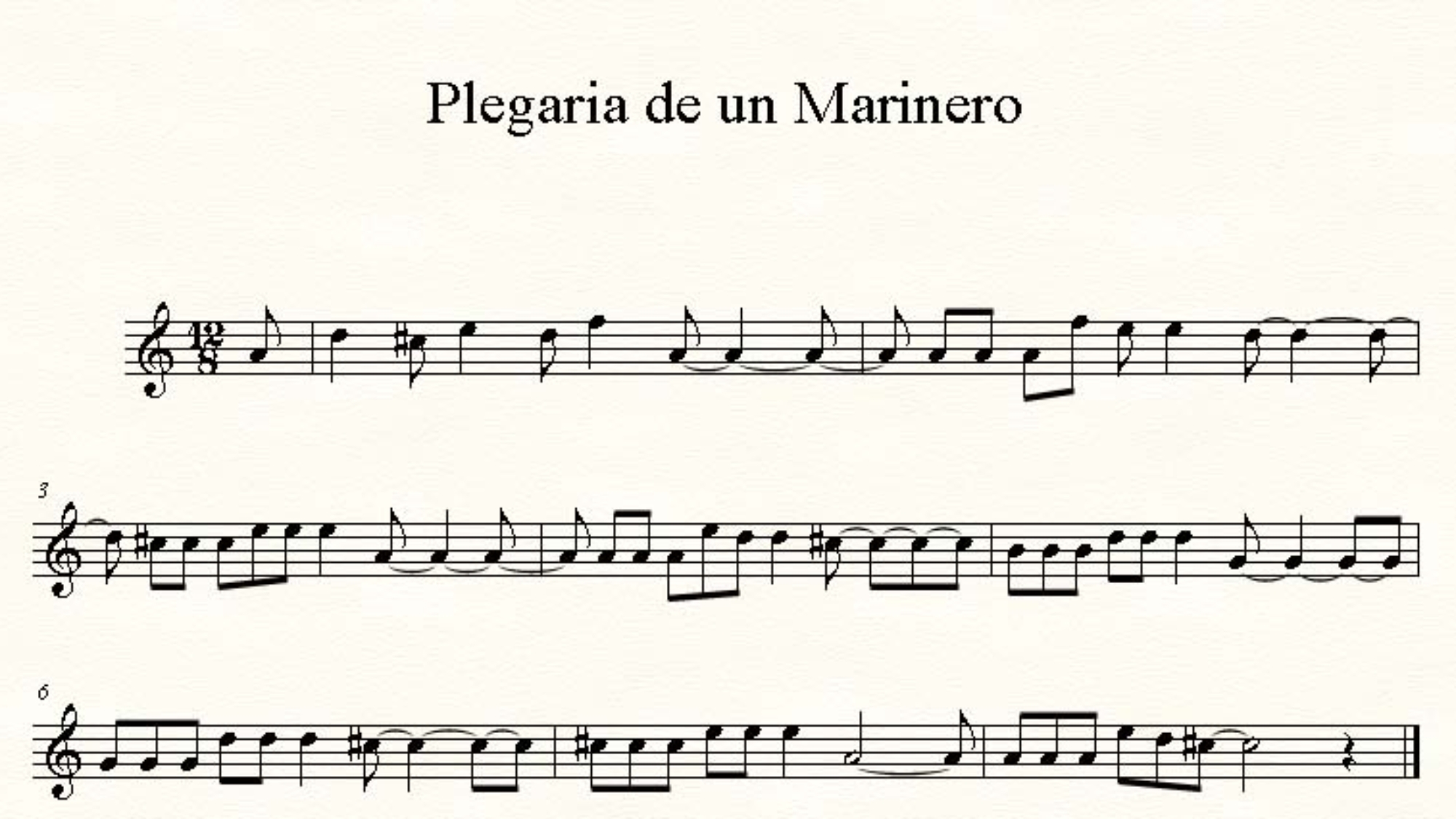 PLEGARIA DE UN MARINERO