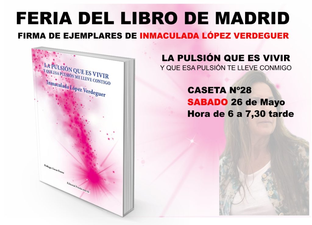 Feria del libro de Madrid. 26 de Mayo de 2018.